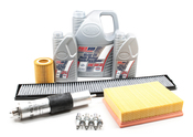 BMW Tune Up and Filters Kit with Oil (E46) - E46TUNEKIT2-Oil