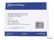 Volkswagen VW Bentley Repair Manual On CD-ROM (Golf Jetta) - Bentley VA45