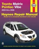 Toyota Pontiac Haynes Repair Manual (Matrix Vibe) - Haynes HAY-92060