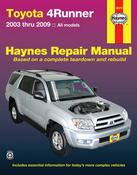 Toyota Haynes Repair Manual (4Runner) - Haynes HAY-92079