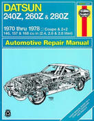Datsun Nissan Haynes Repair Manual (240Z 260Z 280Z) - Haynes HAY-28012
