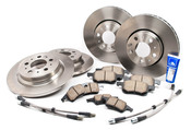 Volvo 11" Brake Kit w/Lines (S60 S80 XC70 V70) - S80BRAKEKITLINES1 