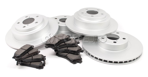 Subaru Disc Brake Pads and Rotors Kit (Legacy) - Meyle/Akebono LEGACYBRAKEKIT3
