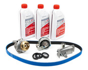 Audi VW Volkswagen Timing Belt Kit with Coolant (A4 Passat 1.8 Turbo) - OEM Parts TBKIT908OEMG12RB