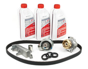 Audi VW Volkswagen Timing Belt Kit with Coolant (A4 Passat 1.8 Turbo) - OEM Parts TBKIT908OEMG12