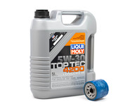 Subaru Oil Filter and Oil Maintenance Kit (Baja Forester Impreza Legacy Outback) - Liqui Moly SubiMT1