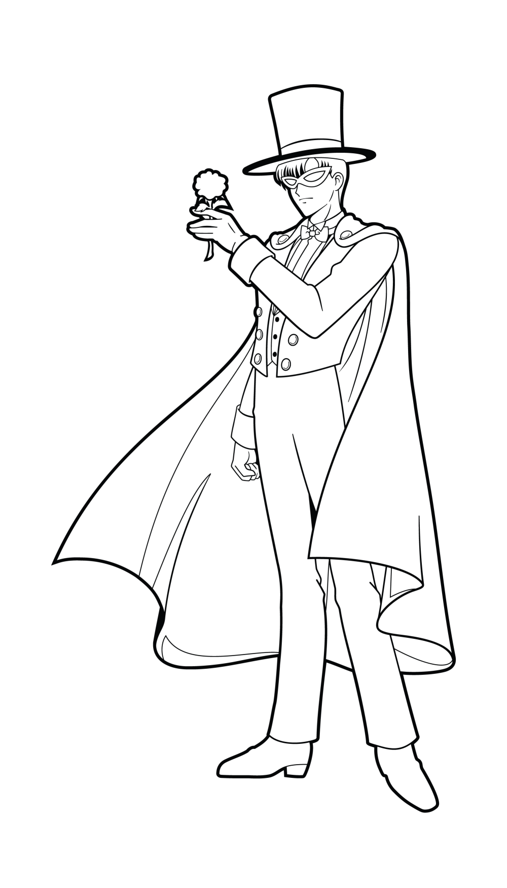 Tuxedo Mask (Glitter)