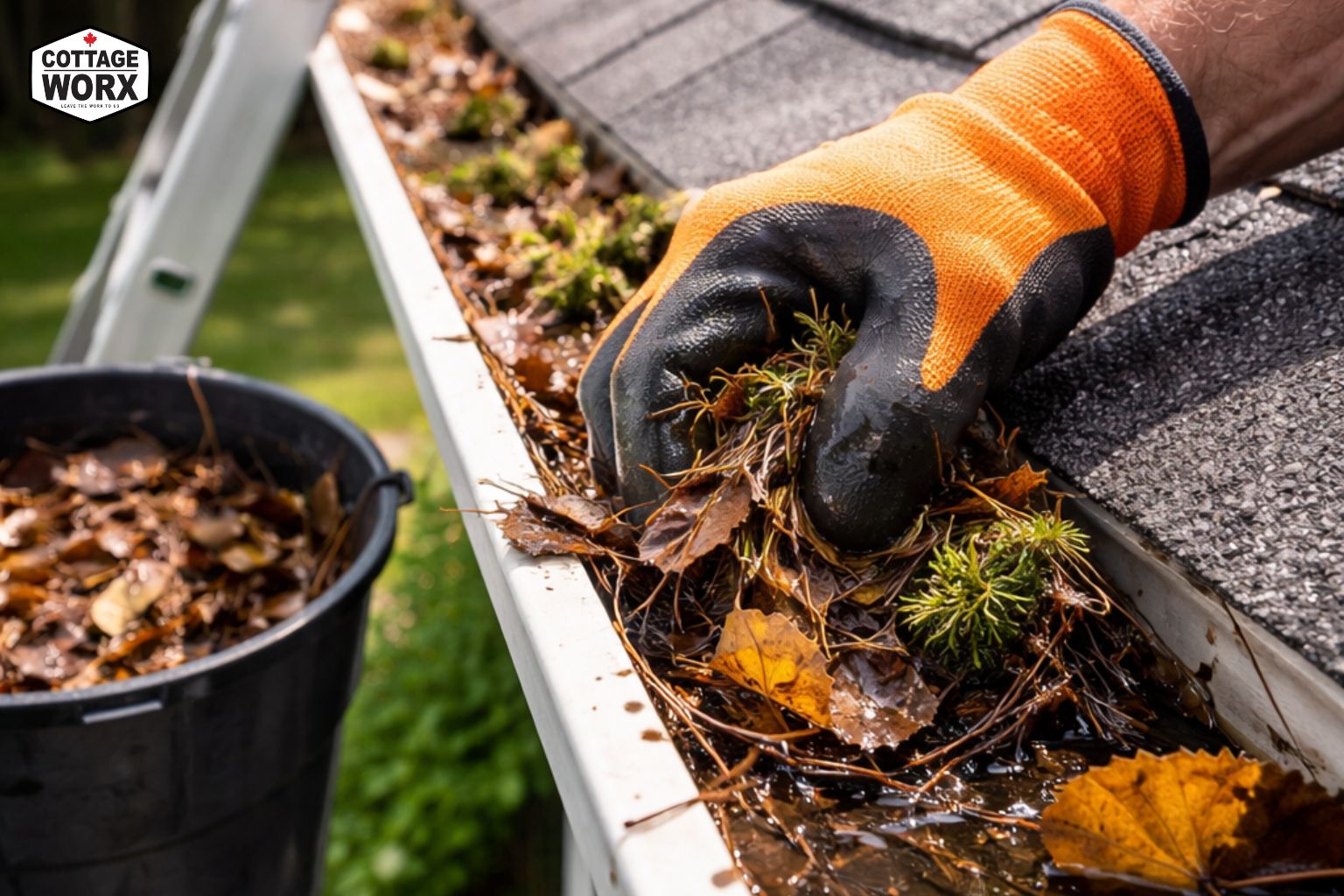 gutter cleaning 24474