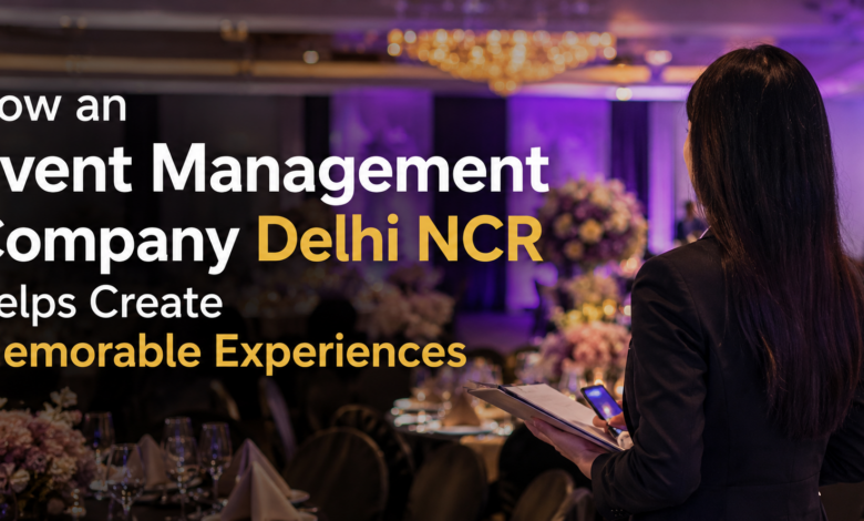 How an Event Management Company Delhi NCR Helps Create Memorable Experiences How an Event Management Company Delhi NCR Helps Create Memorable Experiences