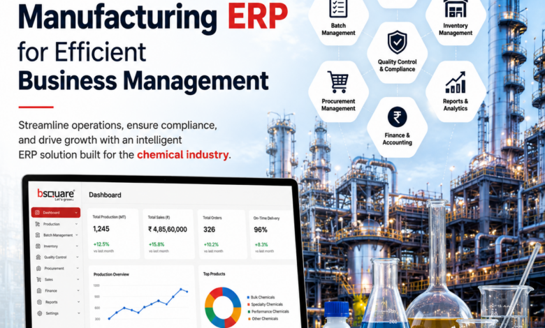 Chemical Manufacturing ERP: Simplifying Operations with Smart ERP Software for the Chemical Industry Chemical Manufacturing ERP: Simplifying Operations with Smart ERP Software for the Chemical Industry