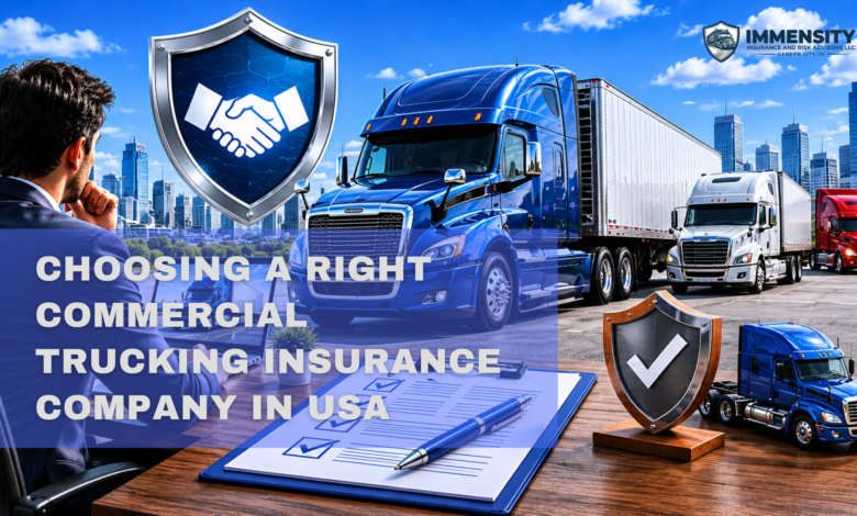 Choosing a Right Commercial Trucking Insurance Company in USA Choosing a Right Commercial Trucking Insurance Company in USA