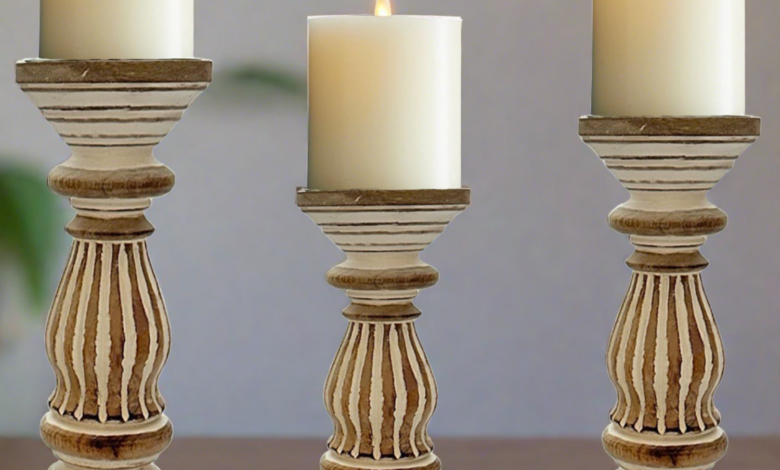How Wooden Pillar Candle Holders Add Warmth to Interiors How Wooden Pillar Candle Holders Add Warmth to Interiors