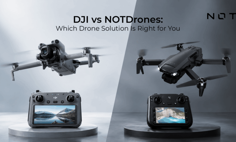 DJI vs NOTDrones: Which Drone Solution Is Right for You DJI vs NOTDrones: Which Drone Solution Is Right for You