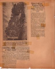 Saratoga & Gibson-LaBroad Wedding Notice