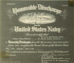 Navy Discharge - George LaBroad