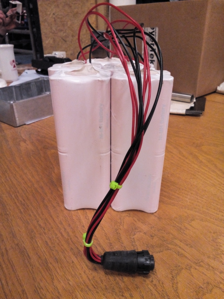 Battery packs for Nexø I before mounting in the Avionics