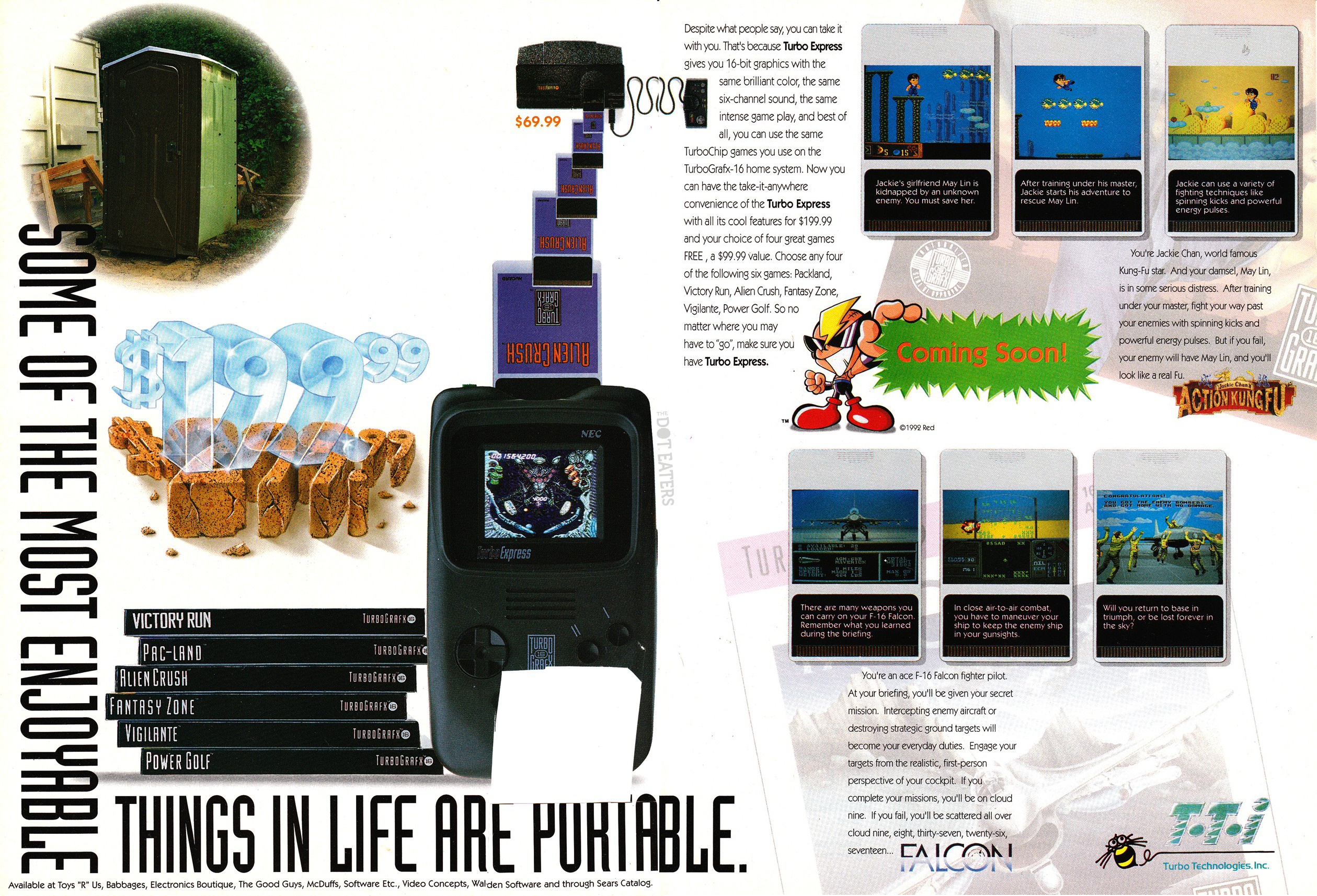 Pure portability with the 16bit Turbo Express (1992). TG16 bitstory