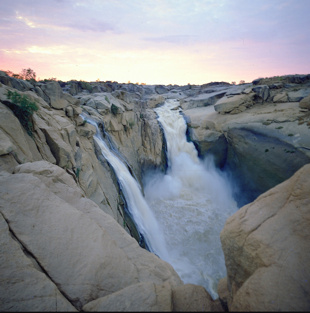 When South Africa’s longest river floods, the Augrabies Falls are an