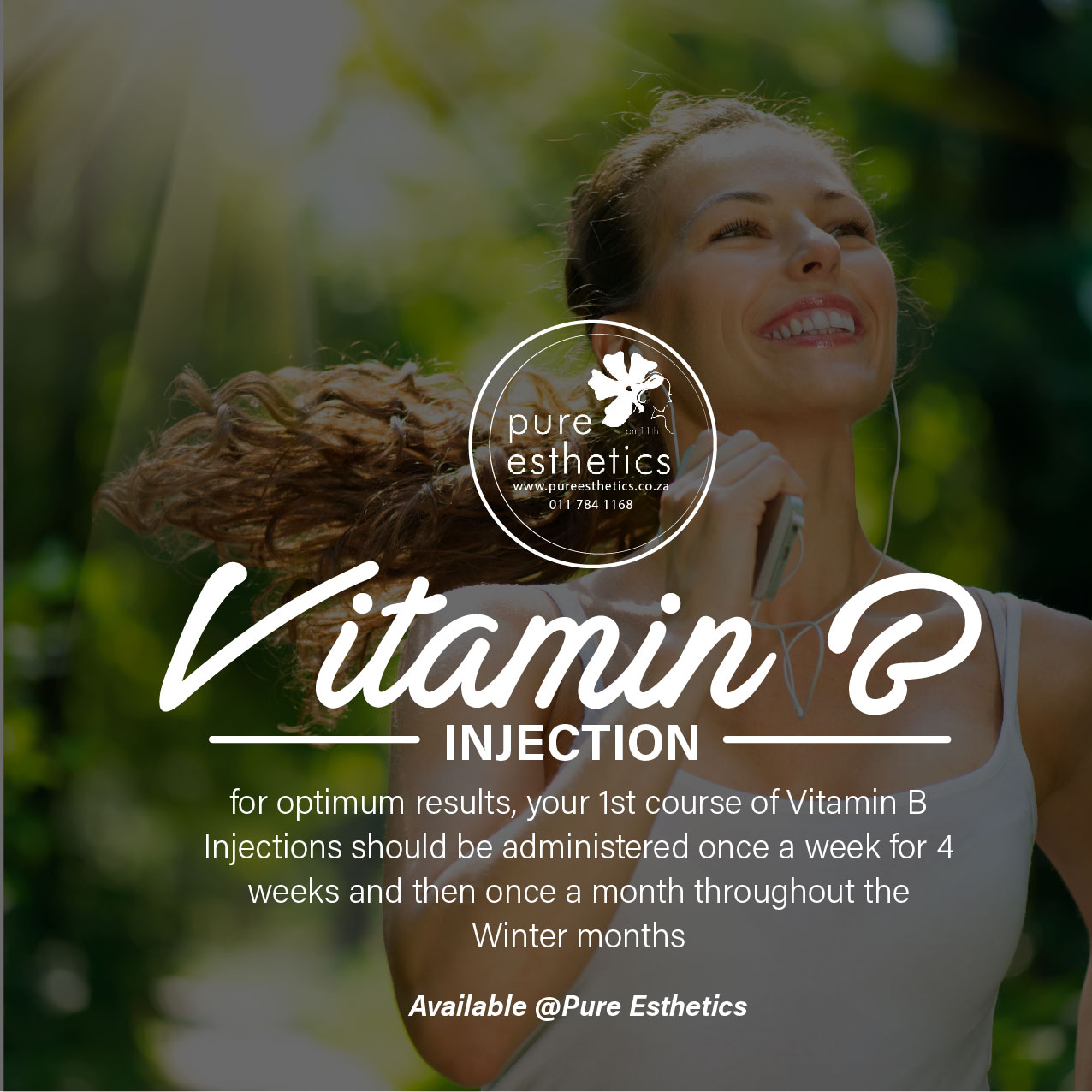 Vitamin B Injection Keep Healthy this Winter! for optimum results, your