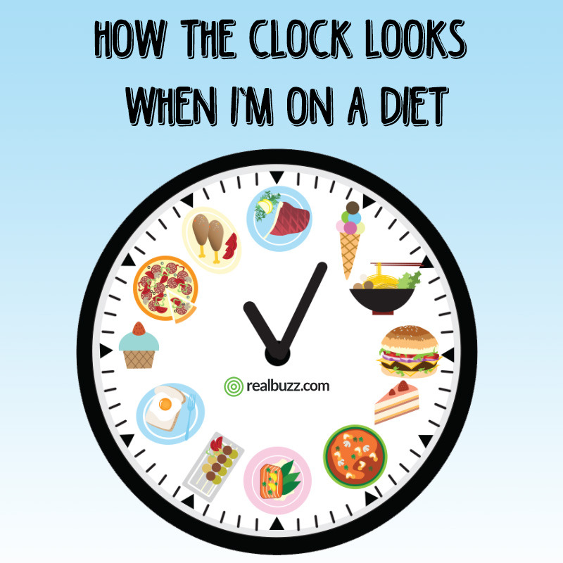 All I see is food Tag someone who'd see a clock like this Increase