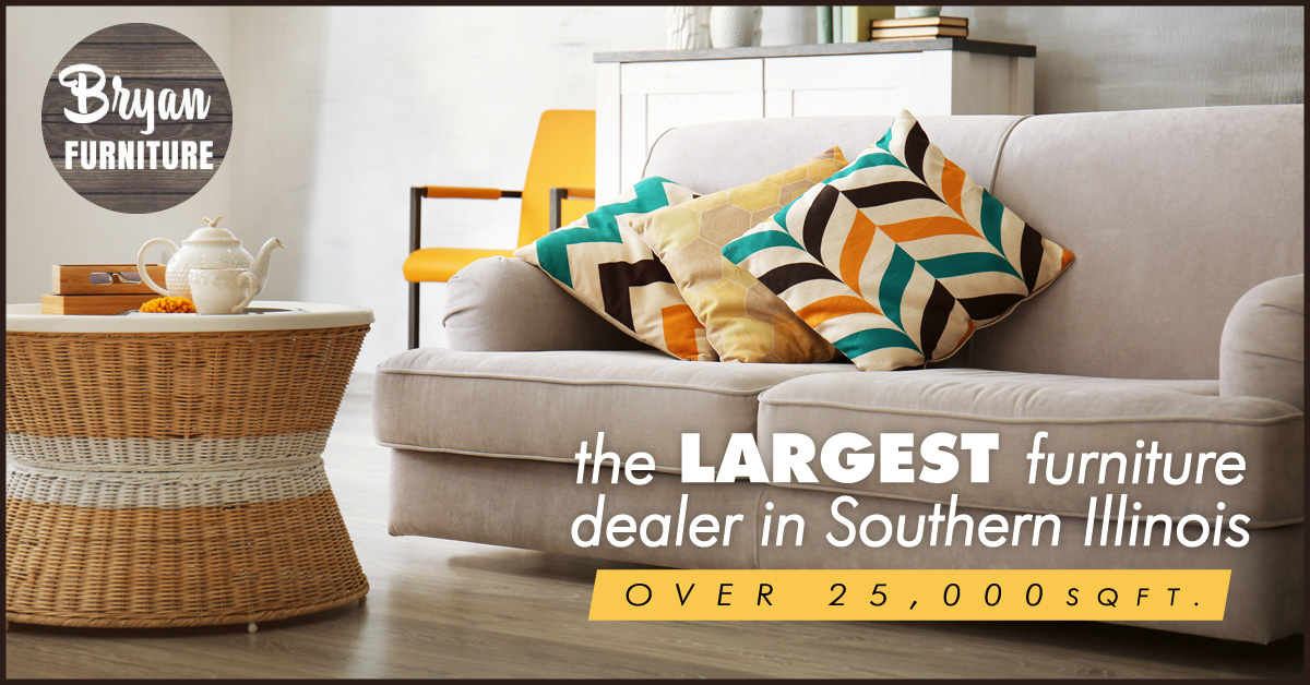 With over 25,000sqft. of furniture to choose from, Bryan Furniture is your onestop shop for all