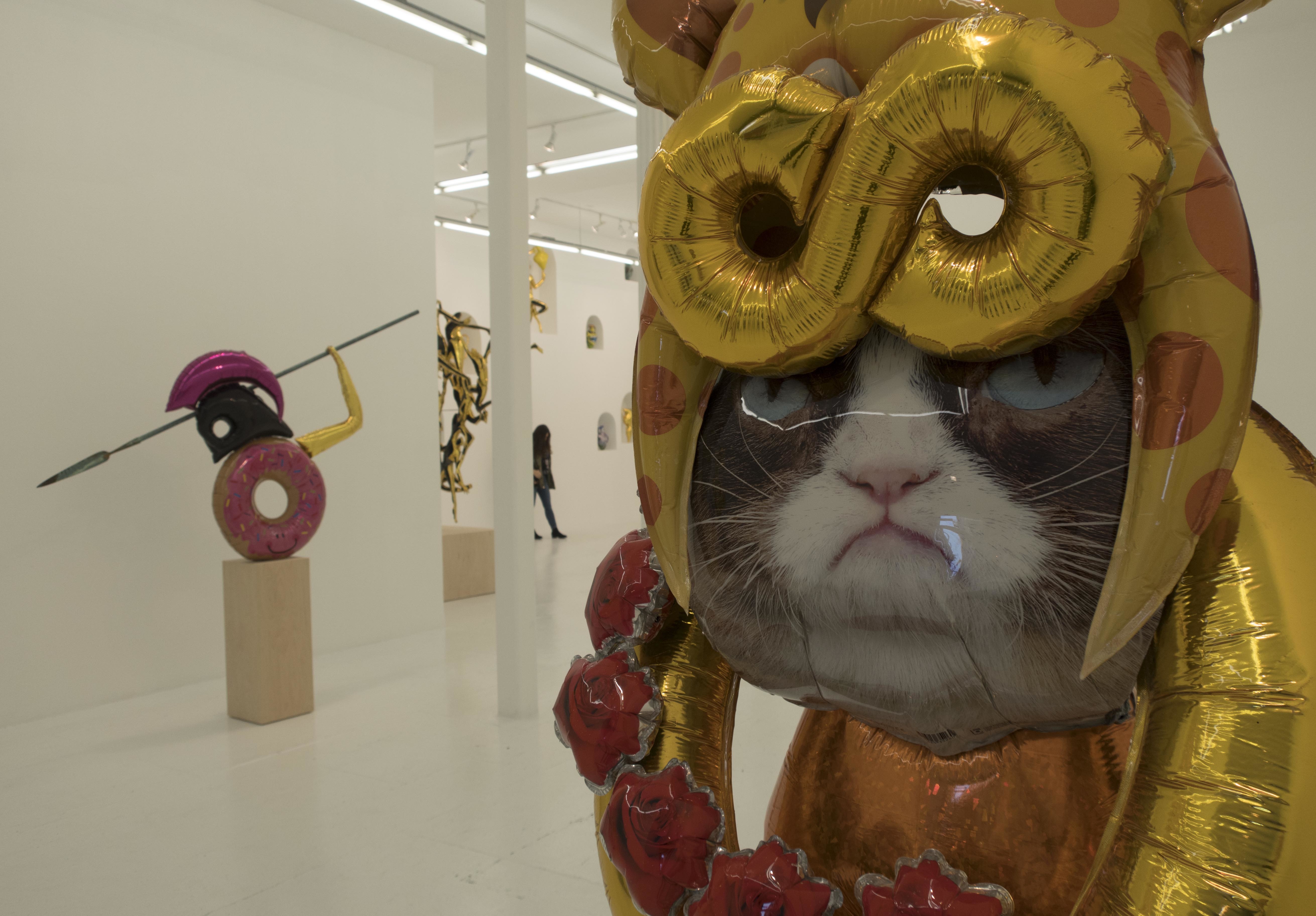 Inspired By Homer S The Iliad Adam Parker Smith Brings The Ancient Epic Up To Date By Rendering Key Characters In Mylar New York Art Lion Skin Mylar Balloons