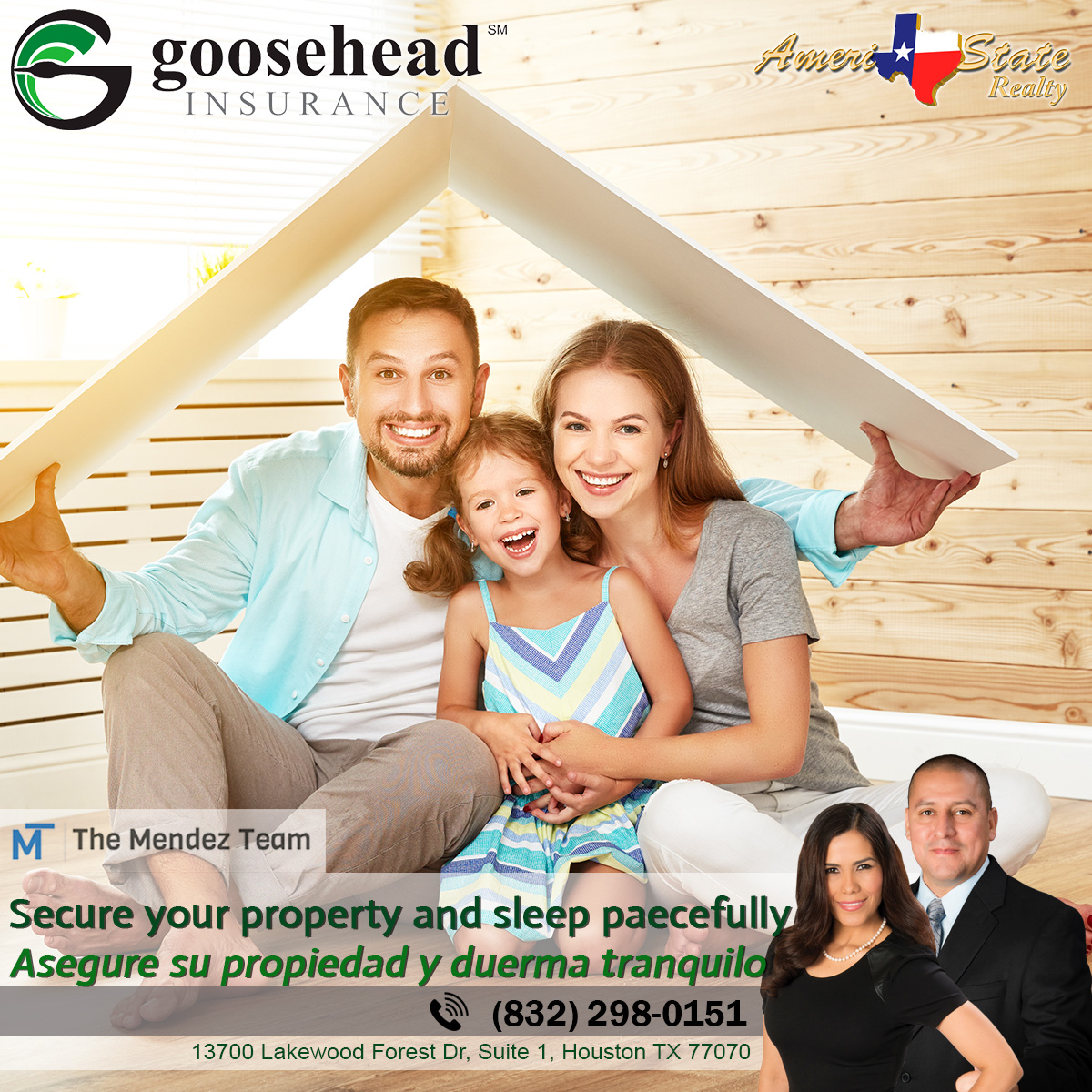 Now, we offer auto, home and flood insurance / Ahora