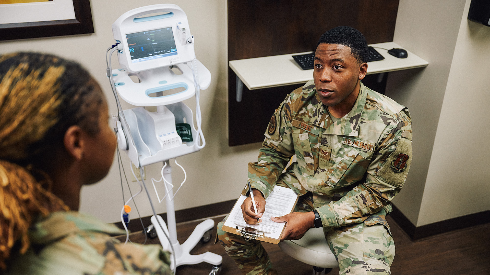 Isaac is Aerospace Medical Technician