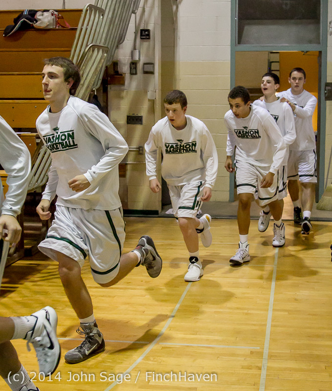 the Pregame Vashon Island High School Boys Varsity Basketball v