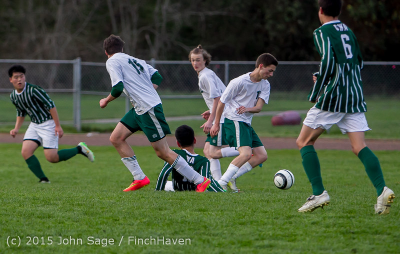 20152 Boys Varsity Soccer v CWA 032415