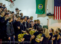 5631 Cheer and Black-Out at BBall v Granite Falls 120214