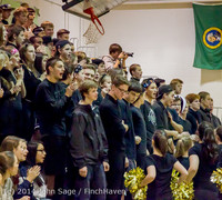 5633 Cheer and Black-Out at BBall v Granite Falls 120214