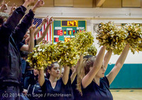 5772 Cheer and Black-Out at BBall v Granite Falls 120214