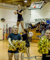 6552 Cheer and Black-Out at BBall v Granite Falls 120214
