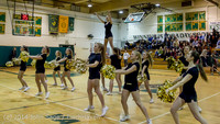 6570 Cheer and Black-Out at BBall v Granite Falls 120214