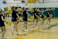 7849 Cheer and Black-Out at BBall v Granite Falls 120214