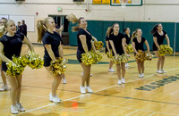 7851 Cheer and Black-Out at BBall v Granite Falls 120214