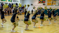 7869 Cheer and Black-Out at BBall v Granite Falls 120214