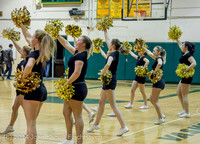 7890 Cheer and Black-Out at BBall v Granite Falls 120214