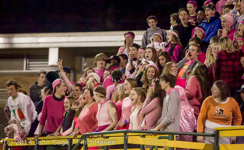 1321 Pink-Out at Football v CWA 101014