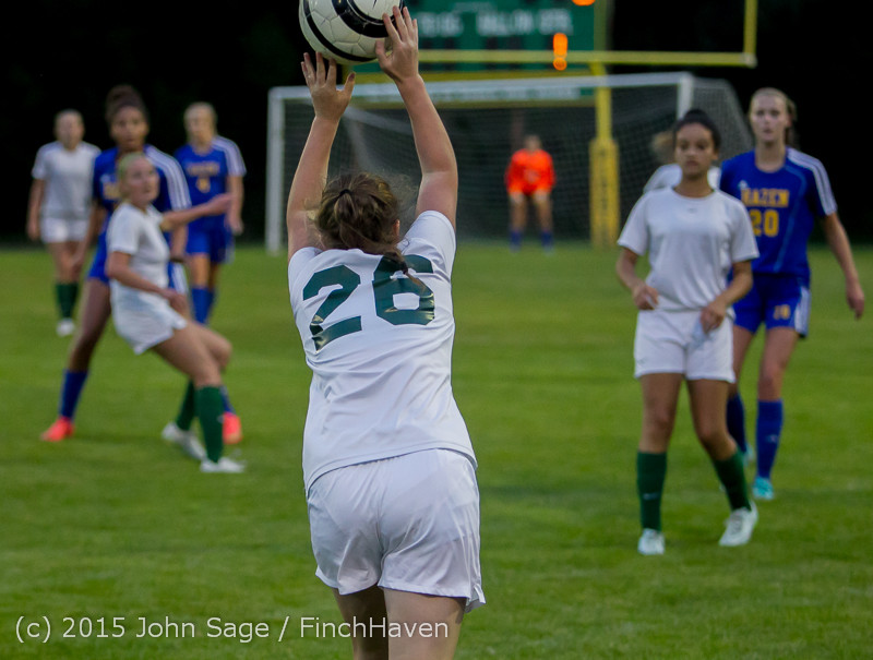 22798 Girls Soccer v Hazen 091615