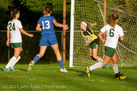8066 Girls Soccer v Life-Chr 092313