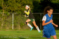 8072 Girls Soccer v Life-Chr 092313
