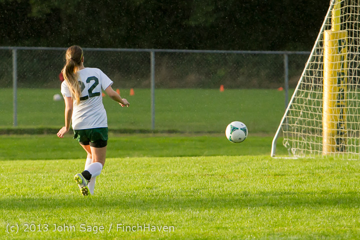 8100 Girls Soccer v Life-Chr 092313