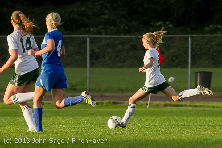 8115 Girls Soccer v Life-Chr 092313