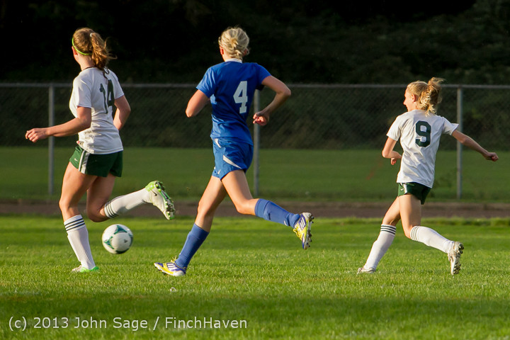 8118 Girls Soccer v Life-Chr 092313
