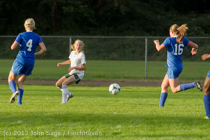 8126 Girls Soccer v Life-Chr 092313