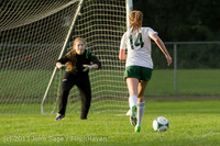 8142 Girls Soccer v Life-Chr 092313