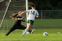 8154 Girls Soccer v Life-Chr 092313