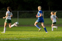 8190 Girls Soccer v Life-Chr 092313